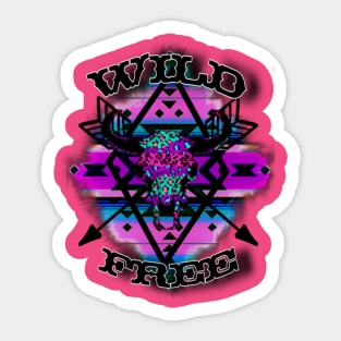 Wild and Free Sticker